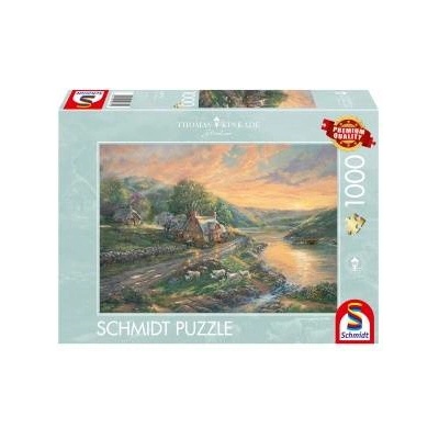 Schmidt Spiele Puzzle PQ 1000 Thomas Kinkade Dawn G3