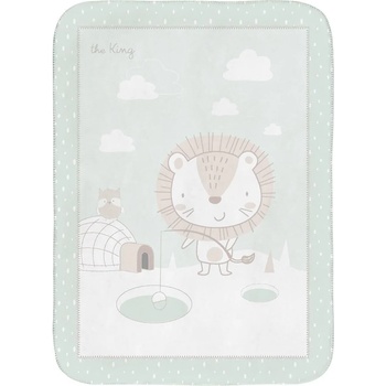 Image 1 of KikkaBoo Супер меко бебешко одеяло 80/110 см Jungle King (31103020125)