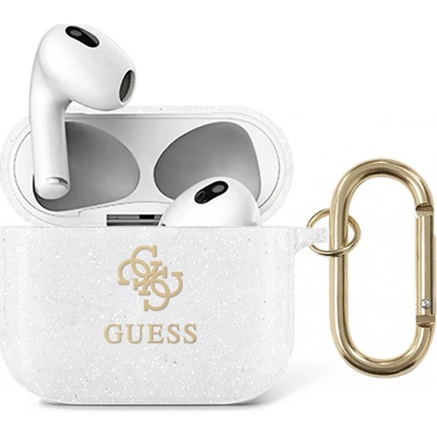 Guess 4G TPU Glitter puzdro pre Airpods Pro GUAPUCG4GT