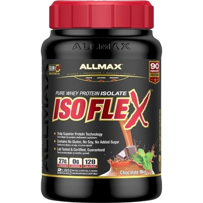 Allmax Nutrition IsoFlex | Pure Whey Isolate ~ Truly Superior Protein Technology [908 грама] Шоколад и мента