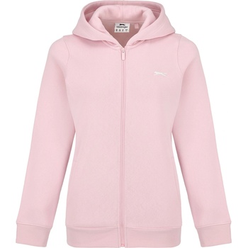 Slazenger Дамски суичър Slazenger Fitted Full Zip Hoodie Womens - Baby Pink