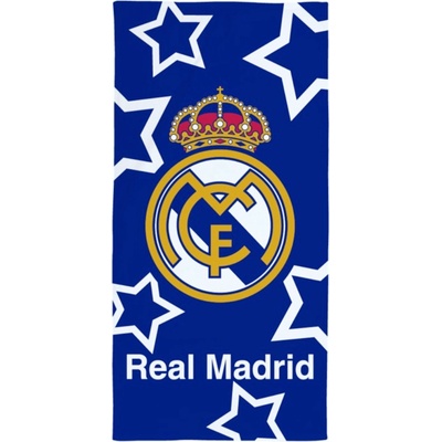Björna futbalová osuška FC Real Madrid motív Stars 70 x 140 cm
