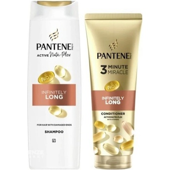Pantene PROV Active Infinitely Long šampón 400 ml balzam na vlasy 275 ml