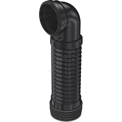 Bruckner - Гъвкава връзка за стенна тоалетна чиния 90° 20, 5-37 см черен (SH0252)