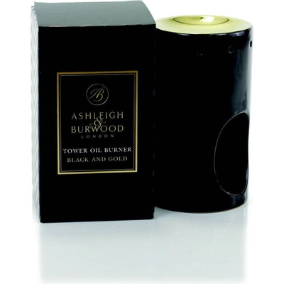Ashkeigh & Burwood keramická aromalampa BLACK & GOLD
