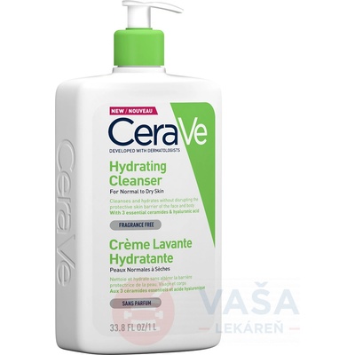 CeraVe Hydratačná čistiaca emulzia na normálnu až suchú pokožku 1000 ml