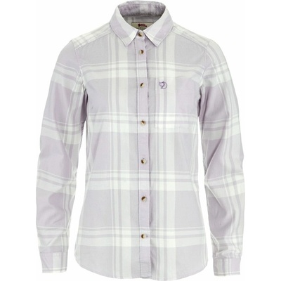Fjällräven Övik Lite flanelová košile W chalk white-lavender mist