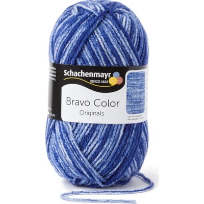 Schachenmayr Bravo Color 02113 Royal Denim Плетива прежда (9801421-02113-SCHACHENMAYR)
