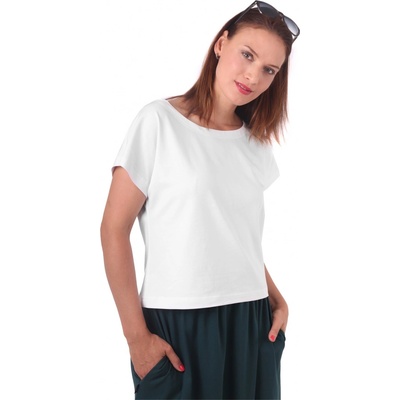 Edita Crop top tričko bílé