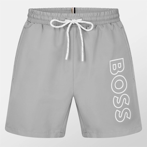 HUGO BOSS Бански гащета Boss Mens BOSS Swim Shorts with Logo Detail (Stormfish) - Grey 030