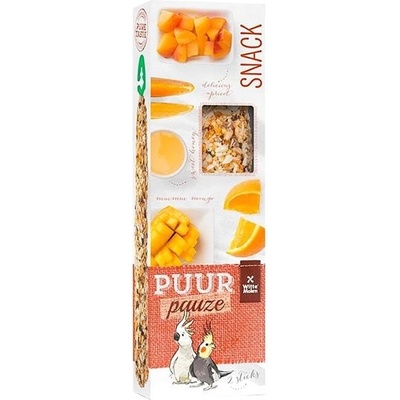 PUUR pauze pták tyč. papoušek mango meruňka 140 g