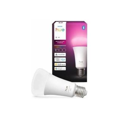 Philips Smart LED A67 lamp, white and color ambiance, E27 socket, 11.8W, full spectrum light 1000K-20000K, 1600 lumens, dimmable, compatible with Alexa, Google Assistant and Apple Home, pack of 1 - 929003853601