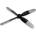 E-Flite витло 4.5x4.0" 4-лопатно: P-51 Voodoo 0.44m