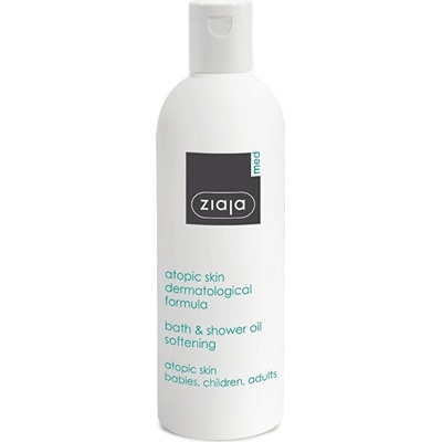 Ziaja Atopic Skin Dermatological Formula Bath & Shower Oil Softening Promašťující olej do koupele pro atopickou pokožku 270 ml