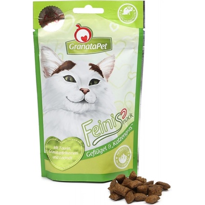 GranataPet Feinis drůbež s kočičí trávou 50 g
