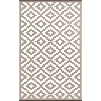 Green Decore Béžovo-bílý oboustranný koberec vhodný i do exteriéru Green Decore Nirvana, 120 x 180 cm (GB132)