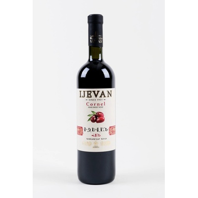 Ijevan dřín Polosladké červené 12% 0,75 l (holá láhev)