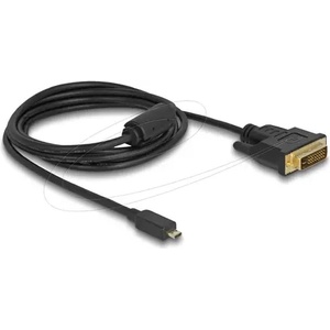 Delock Кабел micro HDMI мъжко към DVI-D мъжко, 2 m (DELOCK-83586) - xtreme