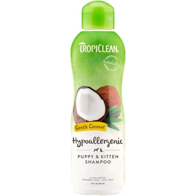 Tropiclean Gentle Coconut Hypoallergenic Puppy Kitten Shampoo - Хипоалергенен шампоан за кучета и котки 355ml