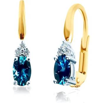 Image 1 of SAVICKI обеци: злато. диаманти. танзанит