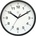 NeXtime Стенен часовник Easy small 20 см черно-бял (7370ZW)