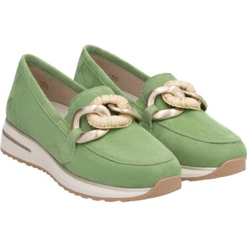 Remonte Dámské kožené mokasíny D1G11-52 zelené