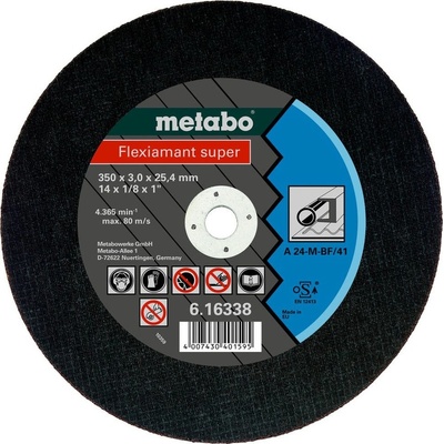 Metabo Flexiamant super Rezný kotúč na ocel 350x3,0x25,4 616338000