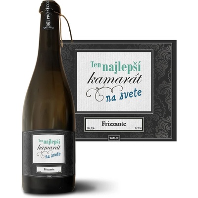 Sablio Najlepší kamarát na svete Prosecco biele suché šumivé víno 10,5 % 0,75 l (holá fľaša)