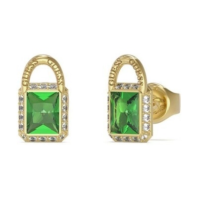 GUESS Náušnice Shiny Padlock 2194 JUBE02194JWYGGNT/U