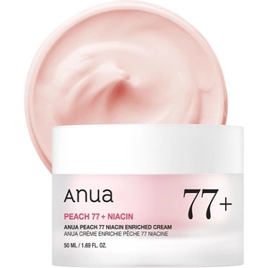 Anua Peach 77% Niacin Enriched Cream - Хидратиращ крем за лице с 77% екстракт от праскова 50мл