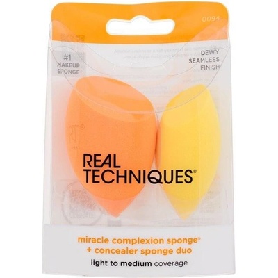 Real Techniques Sponge+ Miracle Complexion & Concealer hubka na make-up 2 ks