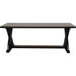 EX Home Трапезна маса EX Home модел Newport Espresso, 210 см, Масив
