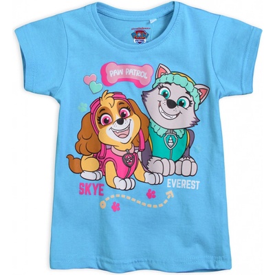 Dívčí tričko Paw patrol SKYE EVEREST modré