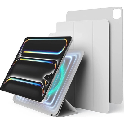 Elago Magnetic Folio Case pre iPad 13 M4 2024 EPADP13-M4-MFLO-LGY Light Gray