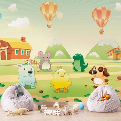 Art gift Фототапет - Животните във фермата