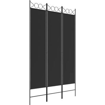 VidaXL Paraván 350149 černý 120 x 200 cm