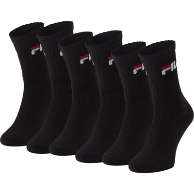 FILA Crew Tennis 6-pack black