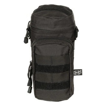 MFH okrúhla Molle na fľašu čierna