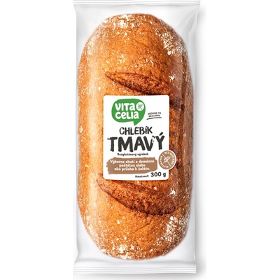 Vitacelia Chlebík bezlepkový tmavý 300 g