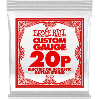 Ernie Ball 1020 Plain Steel Single .020