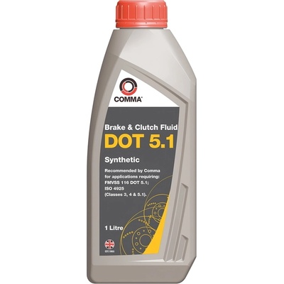 Comma Спирачна течност comma synthetic dot5.1 1 литър