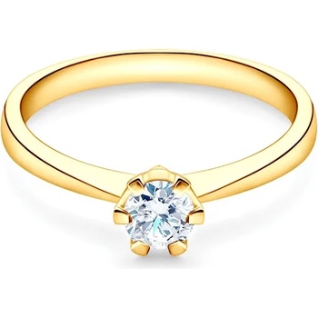 Image 1 of SAVICKI Годежен пръстен Solitaire: злато. диамант