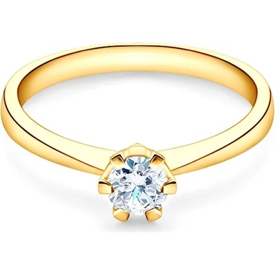 SAVICKI Годежен пръстен Solitaire: злато. диамант