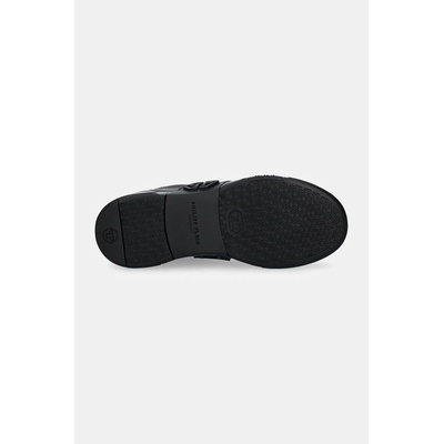 Philipp Plein Кожени маратонки Philipp Plein Nappa Lo-Top Fur Hexagon (USC0691.PLE075N.0202)