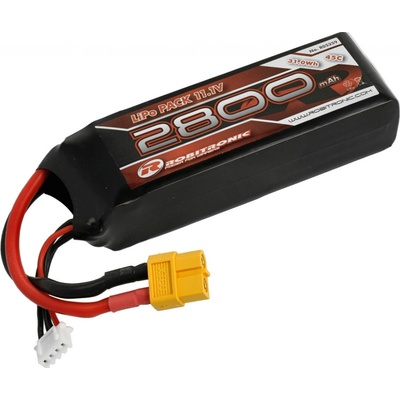Robitronic LiPo Akku 2800mAh 3S 45C XT60 25x34x105