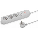 MONTIS Surge protection strip grey 3 slots 5m MONTIS MT137-5