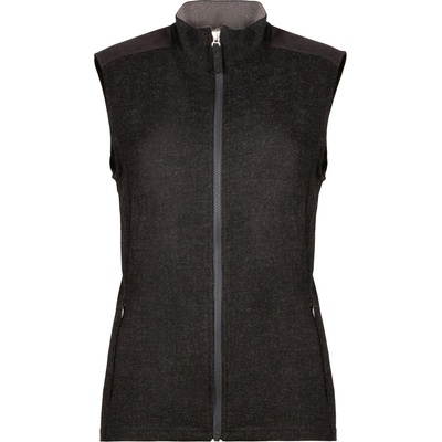 Chillaz Дамски вълнен елек Chillaz Women's Mandling Vest Merino vest - Anthracite Melange - размер 38 (EU) (132-1614-0113)