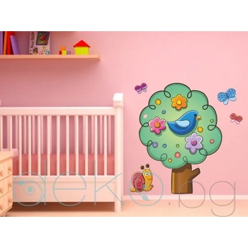 Image 1 of Цветно дърво и животинки (1160)