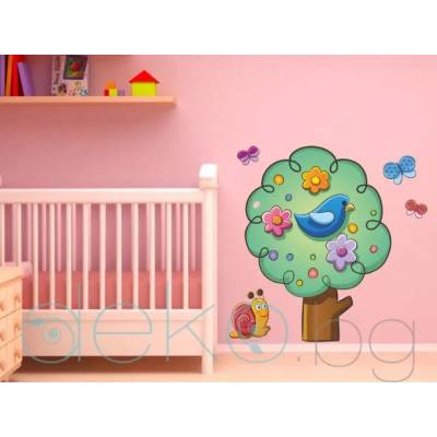 Цветно дърво и животинки (1160)