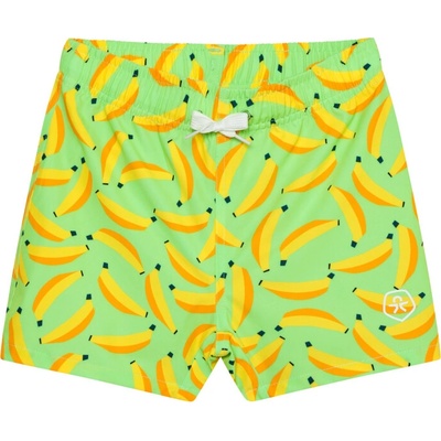Color Kids Swim Shorts AOP-9444-Green mint Zelená